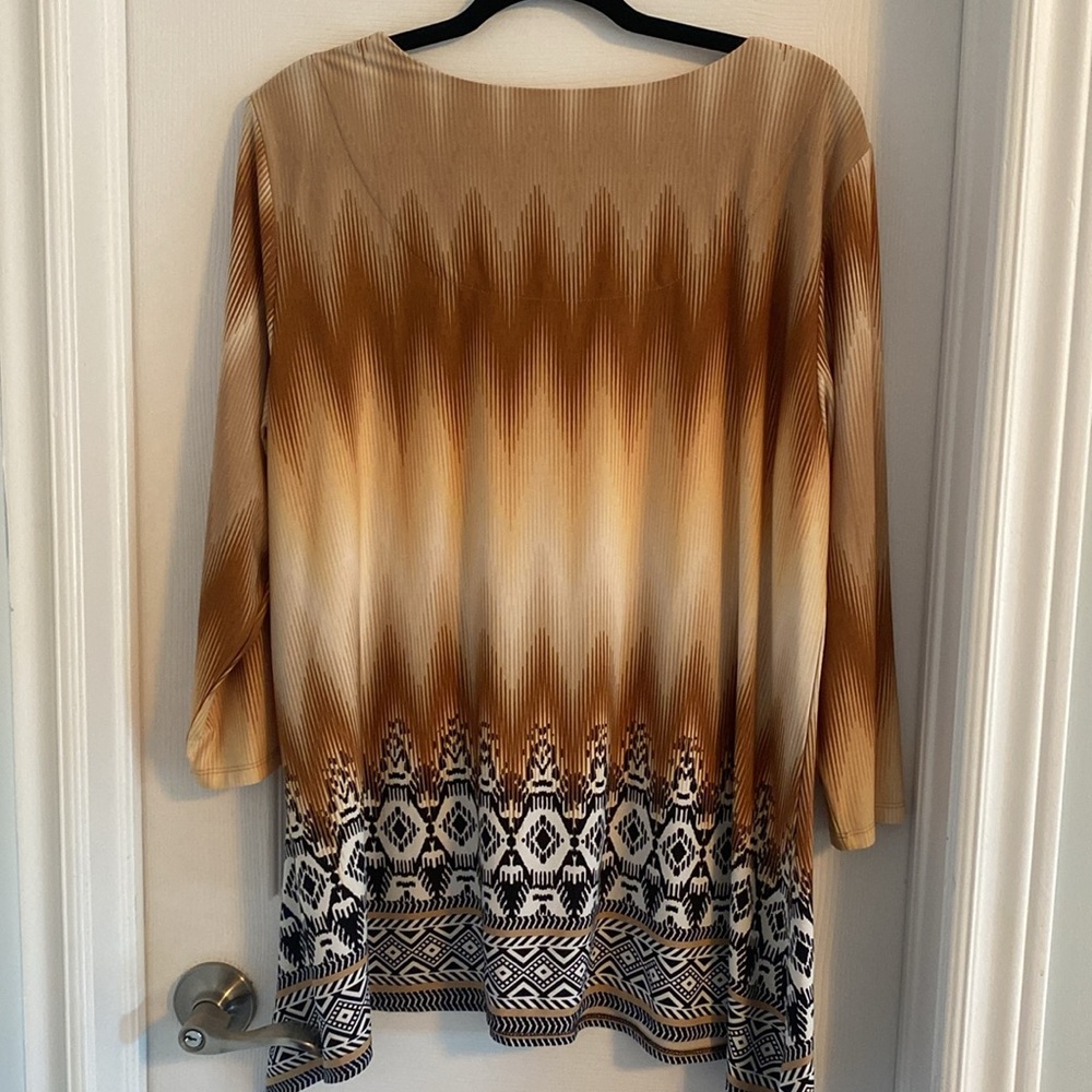 Ruby Rd. Embellished Tunic-XL - Picture 3 of 12